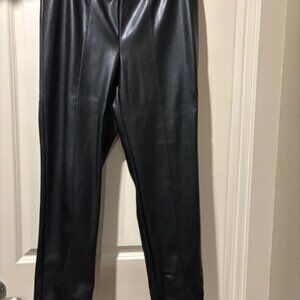 J. Jill Black Faux Leather Pants